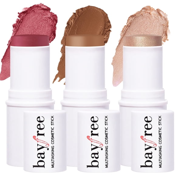 Barra de maquillaje KIMUSE Multi Stick Trio Face para mejillas y labios