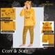 thumbnail image 4 of Conjunto De Pijama De Forro Polar Para Mujer Simba 2 Piezas Con Capucha, 4 of 6