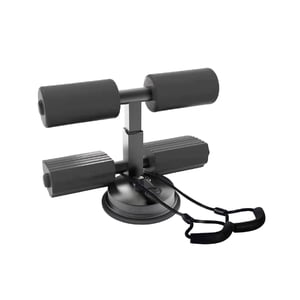 Ioensy - Barra De Asistencia Para Sentarse Con Dispositivo Auxiliar De Ventosa Fuerte, Ayuda Para Sentarse, Negra Con Cuerda