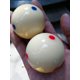thumbnail image 2 of Bola de Billar Loto 57 mm 6 puntos rojos Grado AAA 170 g, 2 of 8