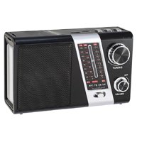 Tecnolab - Radio Portátil Am/Fm/Sw Con Panel Solar Y Luz - Ps