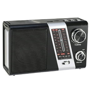 Tecnolab - Radio Portátil Am/Fm/Sw Con Panel Solar Y Luz - Ps