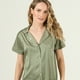thumbnail image 4 of Pijama de Mujer Roma Pantalon Manga Corta Verde, 4 of 5