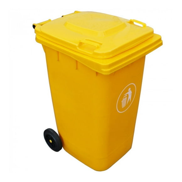 Contenedor Basura 240 Litros Amarillo