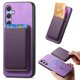 thumbnail image 2 of Funda de Cuero Magnética con Tarjetero para Samsung Galaxy A54 Cubierta Delgada Morado, 2 of 5