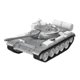 thumbnail image 1 of Modelo De Tanque De Metal, Aleación Fundida A Presión, Escala 1:48, Ensamblable Para Decoraciones De Regalos, Gris, 1 of 5