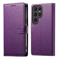 Funda Para Foxdock Samsung Galaxy S24 Ultra– Cuero Premium, 3 Ranuras Para Tarjetas, Protección Contra Impactos