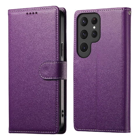Funda Para Foxdock Samsung Galaxy S24 Ultra– Cuero Premium, 3 Ranuras Para Tarjetas, Protección Contra Impactos