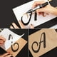 thumbnail image 3 of Juego de 40 plantillas de letras para niños: plantillas reutilizables de plástico para manualidades con números y signos. Plantillas del alfabeto con caligrafía (mayúsculas y minúsculas)., 3 of 8