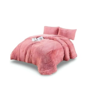 Genérico - Cobertor Elegante Chiporro Unicolor Peludo De Invierno Plaza Y Media S63