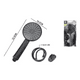 thumbnail image 2 of Kit Ducha Teléfono Plast Manguera Soporte Acero Inox Negro, 2 of 3