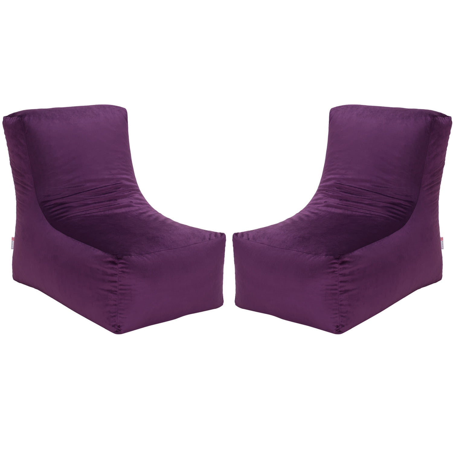 Bodevir - Set Pouf Tatto 1c Felpa Morado