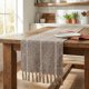 thumbnail image 1 of Camino de Mesa REGALWOVEN para Decoraciones de Cocina, Larga Lavable de Poliéster con Borla para Cocina y Comedor Marrón 13x89.8 pulgadas, 1 of 6