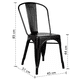 thumbnail image 3 of Pack 4 Silla Tolix Negra, 3 of 3