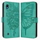 thumbnail image 1 of Funda Cartera Mariposa Para Samsung Galaxy A10 Con Soporte Y Ranuras Para Tarjetas Verde, 1 of 5