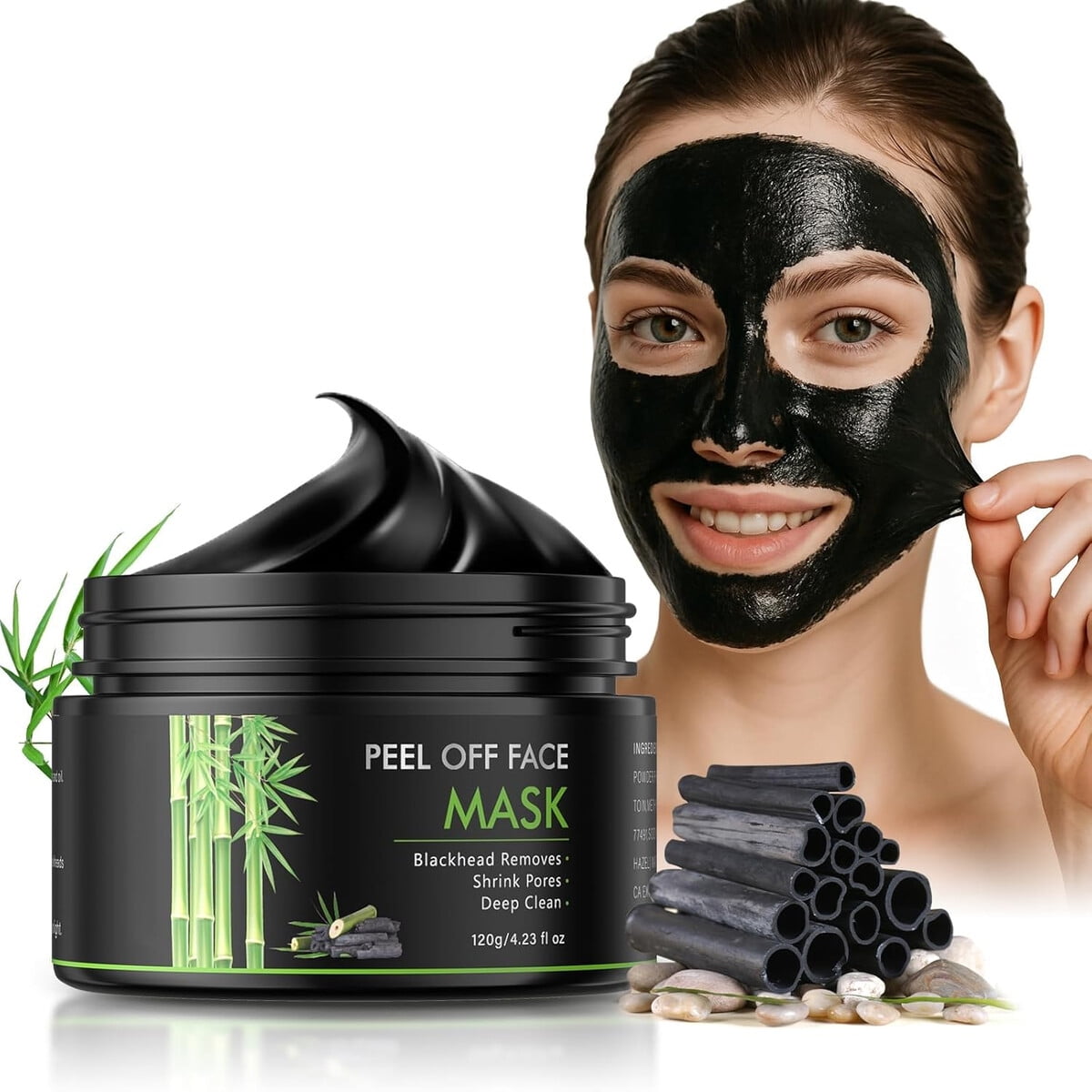 Mascarilla Facial Carban 120g Limpieza Profunda Poros