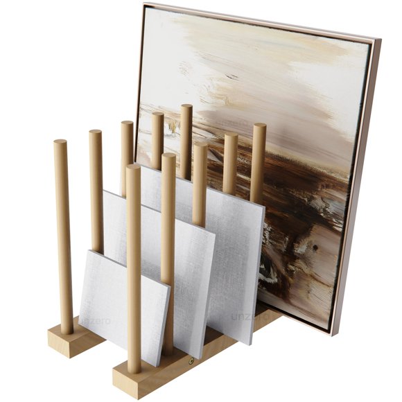 Estante de Almacenamiento UNZERO 21x35x35 cm para Secado de Obras de Arte