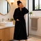 thumbnail image 1 of Bata De Baño De Algodón Absorbente Ultra Suave, 1 of 6
