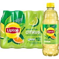 Botellas Heladas De Cítricos Verdes Tea Lipton De 500 Ml (Paquete De 12)