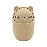 Magideal - Soporte De Silicona Para Esponja De Maquillaje, Contenedor De Estuche De Transporte De Esponja De Belleza Para Mujeres Y Niñas, Caja De Almacenamiento Caqui