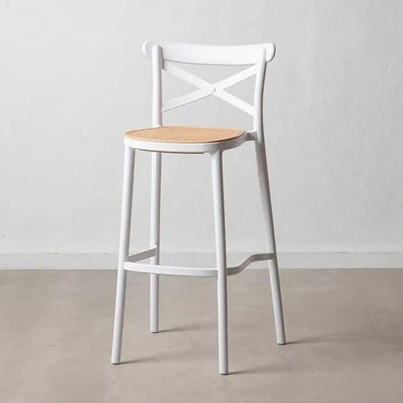 Taburete Danubio Polipropileno Blanco (77cms)