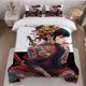 thumbnail image 1 of 3pcs Japanese Ukiyo-E Illustration Themed Bedding Set Including Duvet Cover And Pillowcases. Soft And Comfortable, 1 of 5