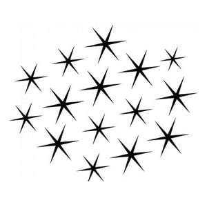 Rienda Libre Graphics - Decomural Stars Space Set Ws-17040