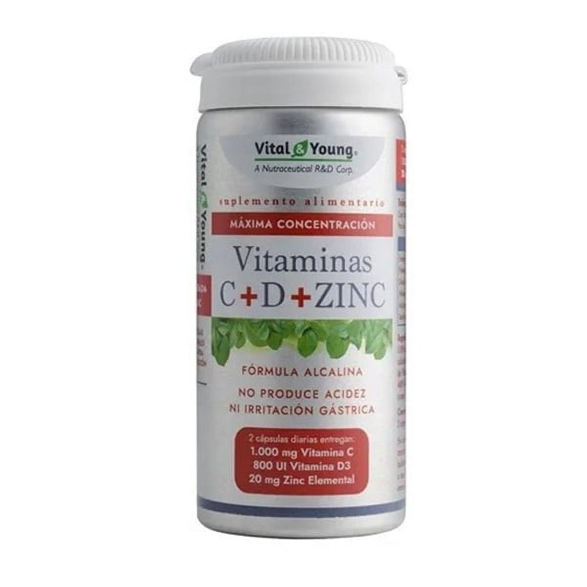Vital & Young - Vitamina C + D + Zinc.