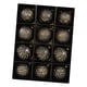 thumbnail image 3 of 12 Bolas Colgantes Navideñas De 3,15 Pulgadas, Versátiles Y Rústicas, Para Decorar El árbol De Navidad, En Negro Y Dorado., 3 of 5