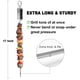 thumbnail image 3 of Pinchos para kebab GRILLART de acero inoxidable plano de 43 cm, 10 piezas, 3 of 7