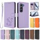 thumbnail image 3 of Infinix HOT 60 PRO 4G Funda Billetera con Estampado de Gato, Lila Claro, 3 of 6