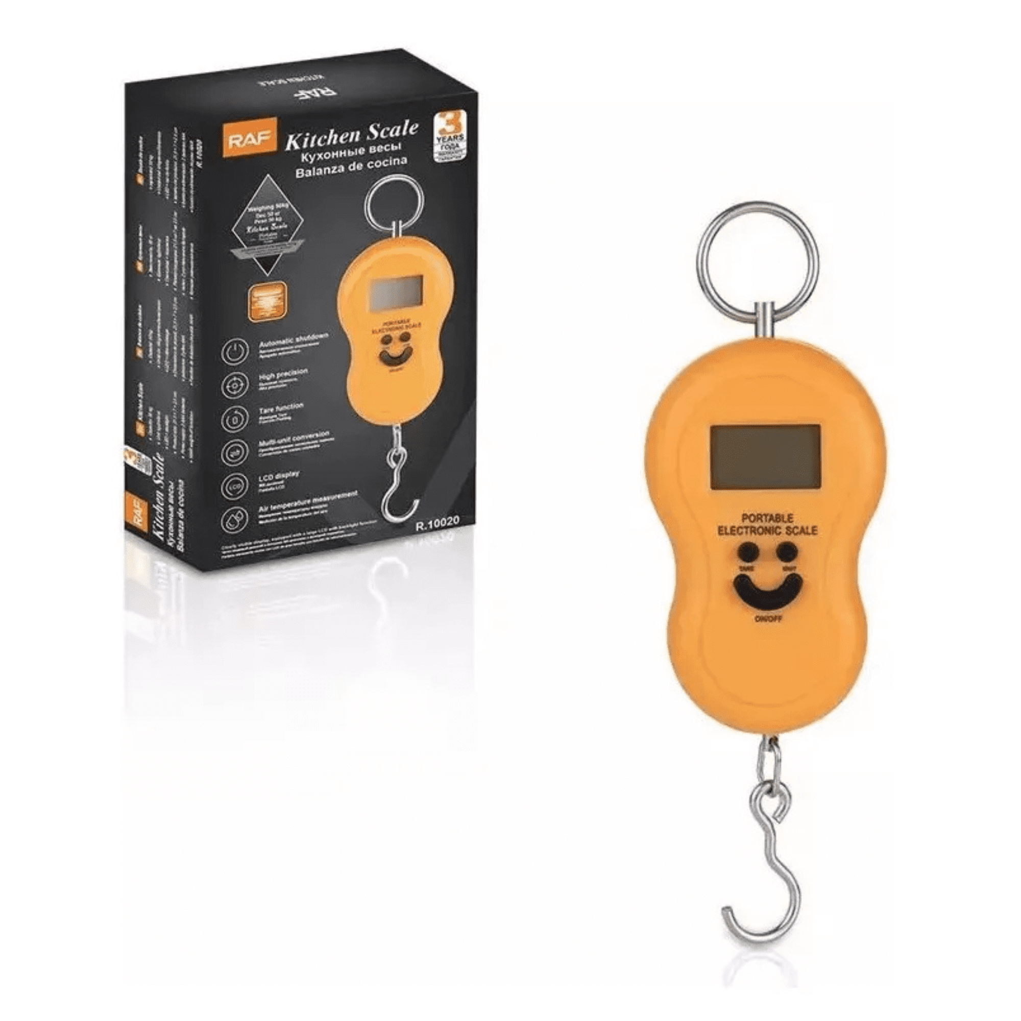 Genérico - Balanza Digital De Mano Raf R.10020 | Alta Precisión 50kg