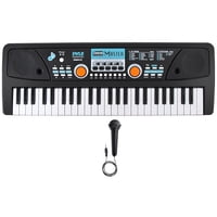 Teclado Eléctrico Piano Pyle 49 Teclas Con Micrófono Y Recargable
