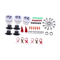 Magideal - Manualidades De Muñeco De Nieve Para Niños, Relleno De Calcetín Navideño De Muñeco De Nieve Diy, Kit De Construcción De Muñeco De Nieve, Artesanía De