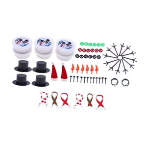 Magideal - Manualidades De Muñeco De Nieve Para Niños, Relleno De Calcetín Navideño De Muñeco De Nieve Diy, Kit De Construcción De Muñeco De Nieve, Artesanía De