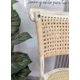 thumbnail image 2 of Taburete de Madera y Cuerda Greta - Blanco, 2 of 3