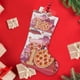 thumbnail image 4 of Calcetines de Navidad de Lino Blanco Desmarcar 45cm x 32cm, 4 of 5