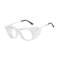 Ioensy - Gafas De Ojos Hombres Anteojos De Prevención De Polen A Prueba De Viento Para La Computadora De Interiores Trabajar En Marco Transparente