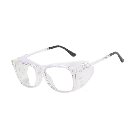 Ioensy - Gafas De Ojos Hombres Anteojos De Prevención De Polen A Prueba De Viento Para La Computadora De Interiores Trabajar En Marco Transparente