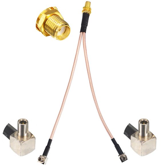 Divisor de cable de antena YOTENKO 4G LTE SMA hembra a doble TS9