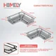 thumbnail image 2 of Organizador De Ducha Esquinero Homely Acero Inox Set X2 Negro, 2 of 3