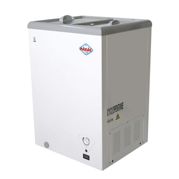 Freezer  Horizontal / Congelador Industrial D/Acción T/Vidrio 100 Lts. 100 Litros