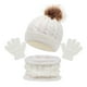 thumbnail image 1 of Gorro, bufanda y guantes para niños, tres piezas, gorro de bebé para otoño e invierno., 1 of 5