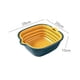 thumbnail image 1 of Pack 3 Cestas De Almacenamiento Escurridoras Azul Amarillo, 1 of 5