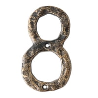 Magideal - Número De Casa, Señal De Dirección Exterior, Número De Dígito De Metal, Número De Dirección De Casa Para Puerta De Casa, Placa De Señal De Jardín, Señ , 8 B-8