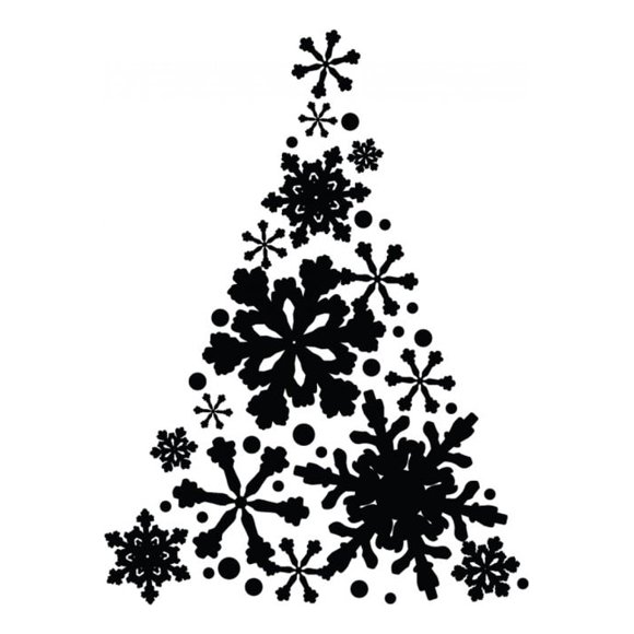 Decomural Snowflake Christmas Tree WS-34407