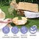 thumbnail image 4 of Platos de bambú MATANA desechables de 21 cm, 100 unidades, biodegradables, 4 of 8