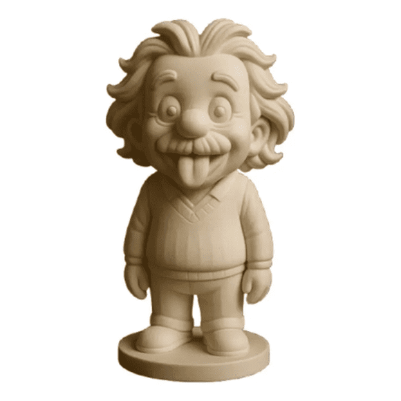 Figura decoración de albert einstein