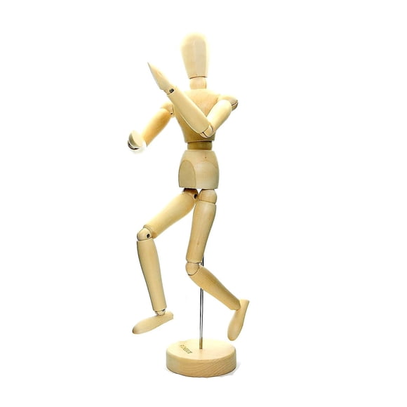 Manikin Jack Richeson 12 para mujer, madera dura lisa