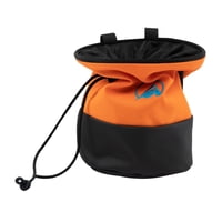 Magideal - Bolsa De Magnesio Para Equipo De Escalada, Impermeable, Portátil, De Bolsillo, Cubo De Magnesio Para Escalada En Roca En Interiores Y Exteriores, Gimn Naranja